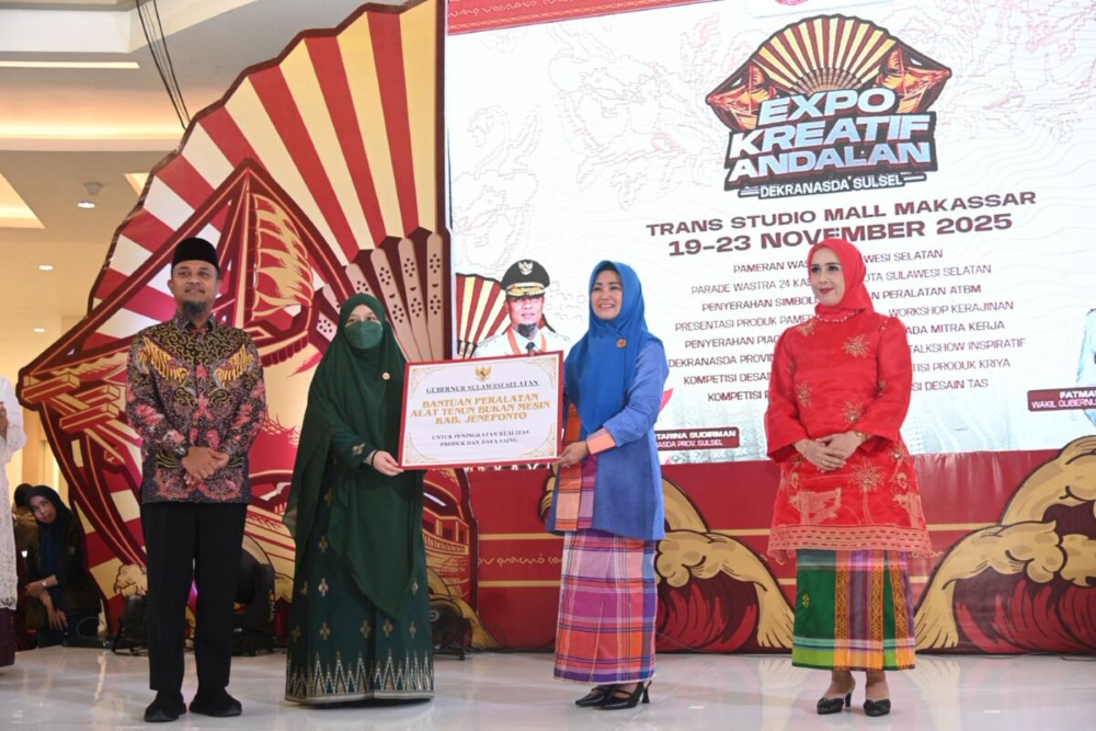 Expo Kreatif Andalan 2025: Sulsel Pamerkan Wastra, Kriya, dan Inovasi Ekonomi Kreatif